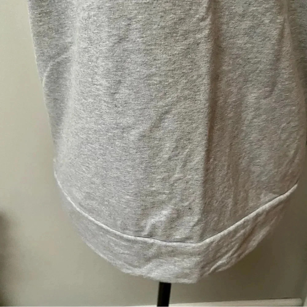 Halogen Heather Gray Rhinestone Embellished Sweatshirt Size S - Picture 5 of 15